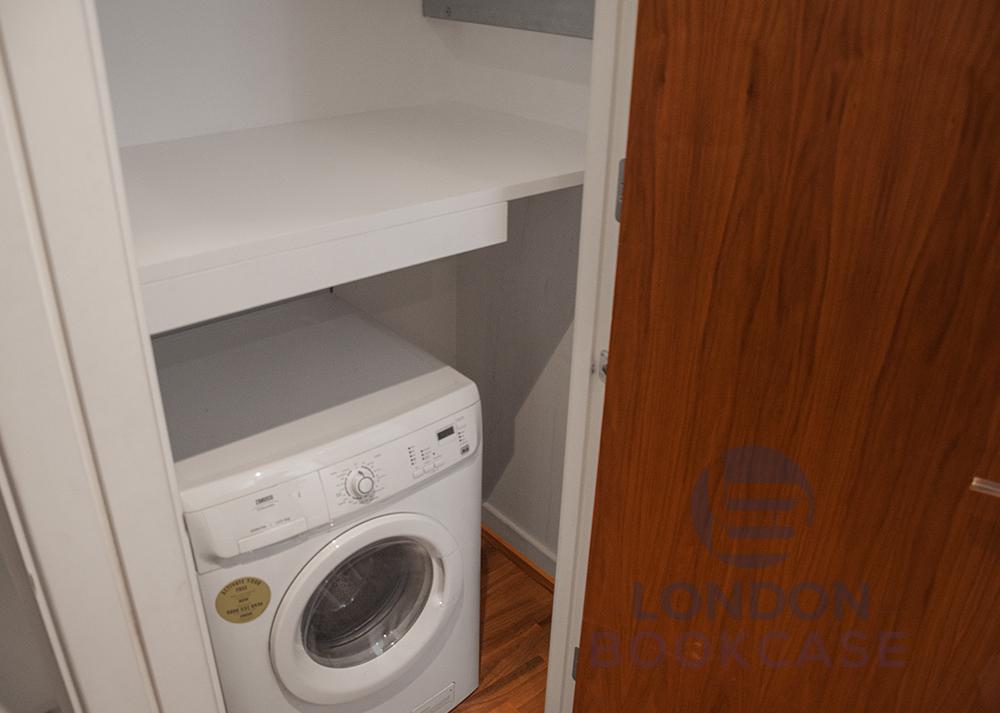 washing machine fitted cupboard